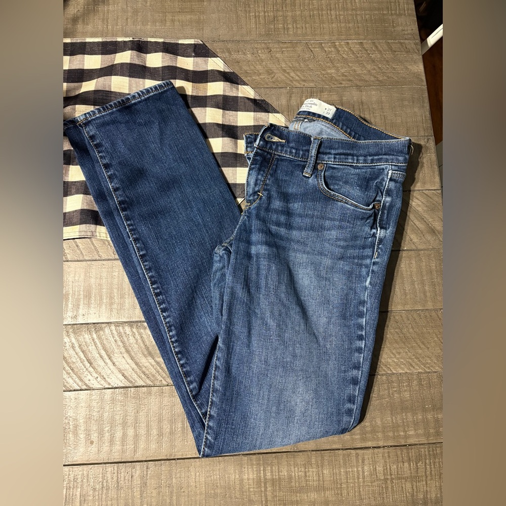 Abercrombie & Fitch Dark Blue Skinny Jeans